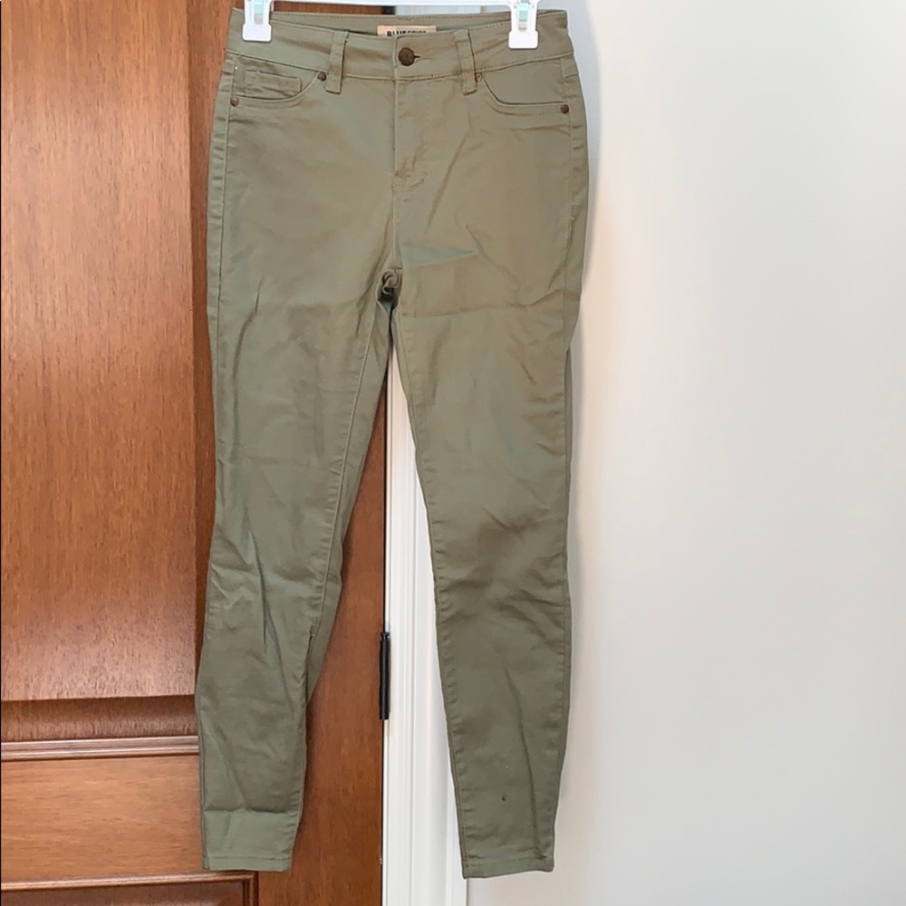 Army green jeans